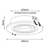 Bb Link nosač za led panel 1 metalni black | ePonuda.com