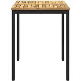  Stol za večeru u vrtu Bijela i crna 60 x 60,5 x 75 cm | shoptok.hr