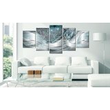  Slika - Modern Dandelions (5 Parts) Blue Wide 225x100 | shoptok.hr