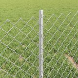  Ograda od lančanih veza s postom 25 x 0,4 m Srebrna Mreža | shoptok.hr