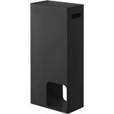 YAMAZAKI Črni kovinski dozirnik toaletnega papirja Tower | Shoptok.si