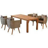 Gardenson VRTNA GARNITURA IMPERIA aluminij rjava, bež | Shoptok.si