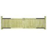  Vrtna vrata 2 kom od impregnirane borovine 300 x 75 cm | shoptok.hr