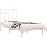  Posteljni okvir bel iz borovine 90x200 cm, (20648367) | Shoptok.si