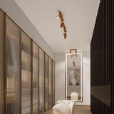  Stenska svetilka KARBON zlata s stikalom, (21626749) | Shoptok.si