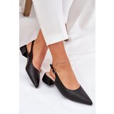 Boto Woven Women's Sandals On Delicate Heel Black Jorela | ePonuda.com