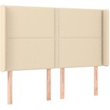  Krevet box spring s madracem LED krem 140x200 cm od tkanine | shoptok.hr