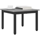  Klubska miza Siva Sonoma 50 x 50 x 36 cm Konstruiran les, (5000120566) | Shoptok.si