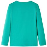  Dječja majica s dugim rukavima jarkozelena 140 | shoptok.hr