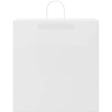  Papirnate vrećice 250 kom s ručkama bijele 45x17x48 cm | shoptok.hr