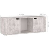 vidaXL TV omarica betonsko siva 88,5x27,5x30,5 cm iverna plošča | Shoptok.si