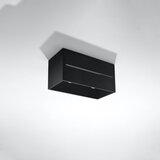 Nice Lamps Crna stropna svjetiljka s metalnim sjenilom 10x20 cm Lorum – | shoptok.hr