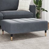  The Living Store Stolček za noge temno siv 77x55x31 cm žamet - Stolček Za Noge, (21482213) | Shoptok.si