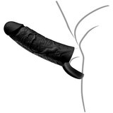 Inferno Penis Sleeve Liquid Silicone Ring 20cm Black | shoptok.hr
