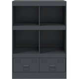  Visoka komoda antracit 67 x 39 x 95 cm čelična | shoptok.hr