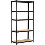 AKORD METALNA POLICA 90x40x180 ČRNA, (21714261) Cene