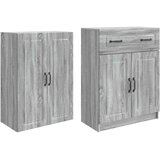  Set ormara 2 kom. Siva Sonoma Konstruirano drvo | shoptok.hr