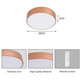 Brilagi LED prigušiva plafonska svetiljka POOL LED/24W/230V prečnik 20 cm bronzana + daljinski upravljač | Eponuda.com