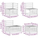  Set vanjskih sofa 7 Komad Prirodna Čvrsto drvo akacije | shoptok.hr