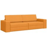 vidaXL Talna kavč-ležišče Temno rumena 245 x 78 x 77 cm blago, (5000138280) | Shoptok.si