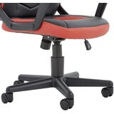 XORA GAMING STOL umetna masa, tekstil rdeča, črna | Shoptok.si