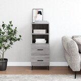 The Living Store Komoda siva sonoma 34,5x34x90 cm inženirski les - Komoda, (21662406) | Shoptok.si