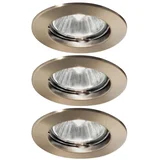 lux - komplet od 3 ugradne plafonske lampe 1xGU10/50W/230V