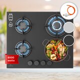 Klarstein firetale, plinska kuhalna plošča, 4 gorilniki, aluminijasti gorilniki, vključno s cevjo in redukcijskim ventilom | Shoptok.si