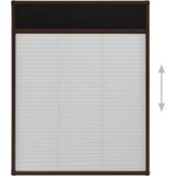  Zaslon protiv insekata za prozore aluminijski smeđi 80 x 100 cm | shoptok.hr