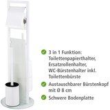 Wenko 24983800 - komplet za WC RAVINA 20x70 cm nerđajući čelik/bela | Eponuda.com