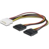 Digitus računalnik, trdi disk, pogon, tok kabel [1x 4-polni električni moški konektor IDE - 2x električni ženski konektor SATA] 0.2 m rumena, rdeča, č, (20422091) | Shoptok.si