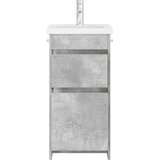  Kupaonski umivaonik s sudoperom Betonska siva 42 x 40 x 84,5 cm | shoptok.hr