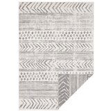 NORTHRUGS Siva in kremasta zunanja preproga Biri, 200 x 290 cm Cene
