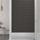 Zidne ploče od tkanine 12 kom tamnosive 60 x 15 cm 1 08 m² | shoptok.hr