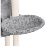  Penjalica za mačke sa stupovima za grebanje svjetlosiva 108,5cm | shoptok.hr