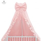 MimiNu Baldahin za krevetić Royal Puder Roza | shoptok.hr