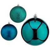  Set božićnih kuglica Plava Plastika 10 x 11 x 10 cm (16 kom.) | shoptok.hr