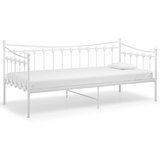 Maison Chic Posteljni okvir - Enojna postelja - Postelja za odrasle bel kovinski 90x200 cm-J6387, (21775225) | Shoptok.si