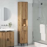 vidaXL Visoka kopalniška omara artisan hrast 31.5 x 33 x 190 cm | Shoptok.si