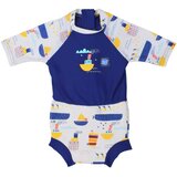 Splash About Kopalke Happy Nappy UV kombinezon 3/4 rokavi Tug Boats XL (12–24 mesecev) | Shoptok.si