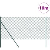  Stup za ogradu Zelena 10 x 1,4 m (60 x 60 mm mreža) Čelik i PVC | shoptok.hr