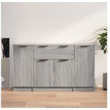  Komode 3 kom boja hrasta sonome od konstruiranog drva | shoptok.hr