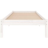  Okvir za krevet od masivne borovine bijeli 90 x 200 cm | shoptok.hr