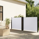 The Living Store Zložljiva stranska tenda bela 120x1000 cm - Zložljiva Stranska Tenda, (21631688) | Shoptok.si