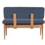 Hanah home trpezarijska klupa vina bank dark blue atlantic | ePonuda.com