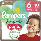 Pampers Harmonie Pants Size 6 hlačne plenice 15+ kg 19 kos | Shoptok.si