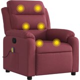 Maison Chic Masažni stol - Relax naslanjač vinsko rdeče blago, (22134578) | Shoptok.si