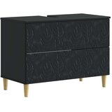  Kupaonski ormarić za sudoper DELFT Crna 82 x 41 x 59 cm - Crna | shoptok.hr