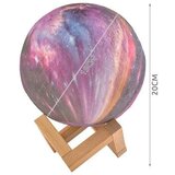 ISO TRADE 3D noćna svjetiljka Mjesec 15 cm, 16 boja, s daljinskim upravljačem | shoptok.hr