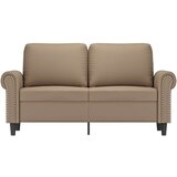 vidaXL Dvosed kapučino barve 120 cm umetno usnje, (21002143) | Shoptok.si